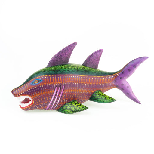 Fantastic Shark - Oaxacan Alebrije Wood Carving - CEMCUI