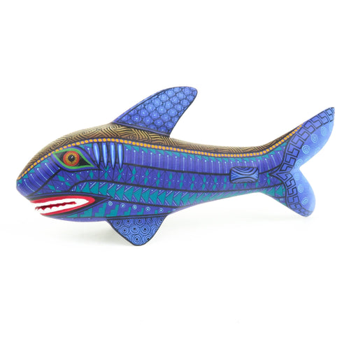 Fantastic Shark - Oaxacan Alebrije Wood Carving - CEMCUI