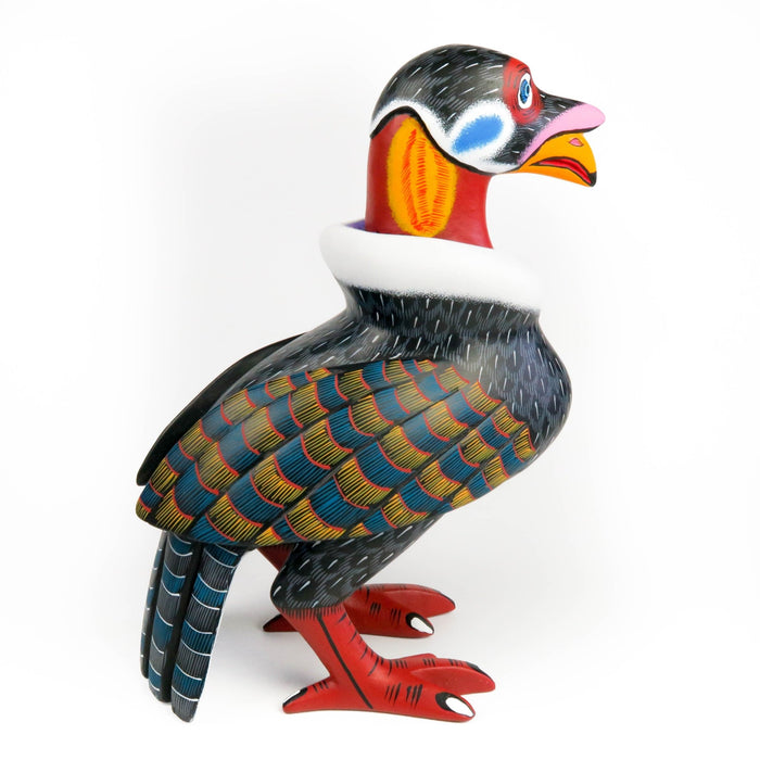 Fantastic Vulture - Oaxacan Alebrije Wood Carving - CEMCUI