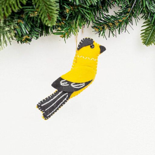 Felt Goldfinch Ornament - CEMCUI