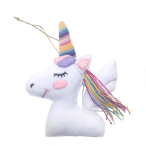 Felt Unicorn Ornament - CEMCUI