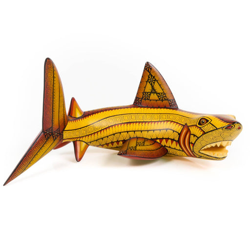 Fierce Shark - Oaxacan Alebrije Wood Carving - CEMCUI