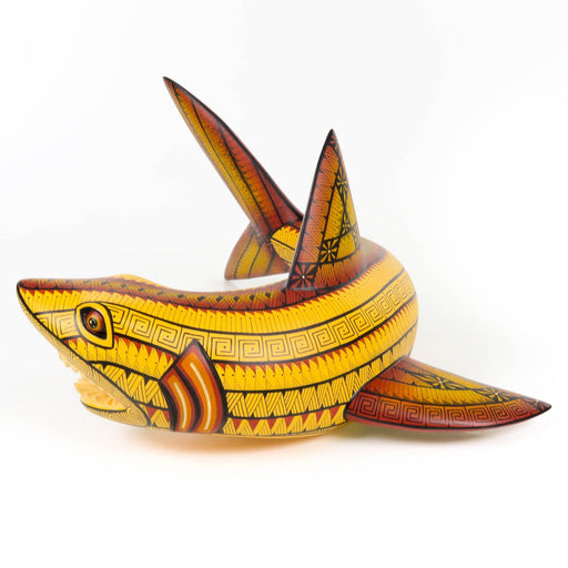 Fierce Shark - Oaxacan Alebrije Wood Carving - CEMCUI