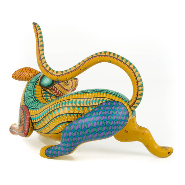 Fine Jaguar - Oaxacan Alebrije Wood Carving - CEMCUI