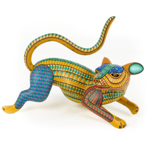 Fine Jaguar - Oaxacan Alebrije Wood Carving - CEMCUI