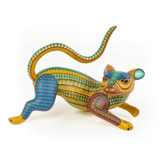 Fine Jaguar - Oaxacan Alebrije Wood Carving - CEMCUI