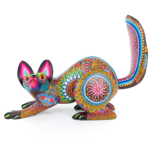 Fine Raccoon - Oaxacan Alebrije Wood Carving - CEMCUI