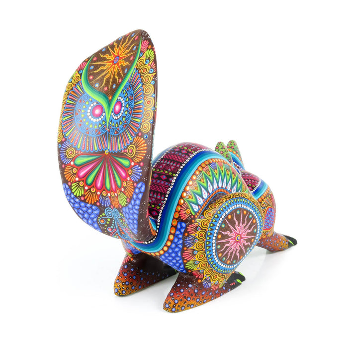 Fine Raccoon - Oaxacan Alebrije Wood Carving - CEMCUI