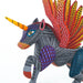 Gray Pegasus Horse - Oaxacan Alebrije Wood Carving - CEMCUI