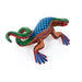 Green & Blue Iguana - Oaxacan Alebrije Wood Carving - CEMCUI