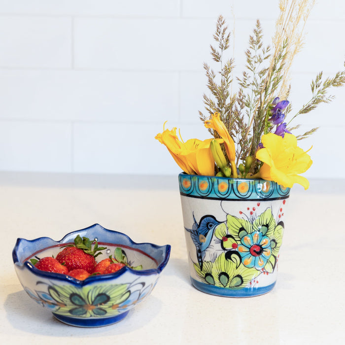 Guatemalan Stoneware Berry Bowl - CEMCUI