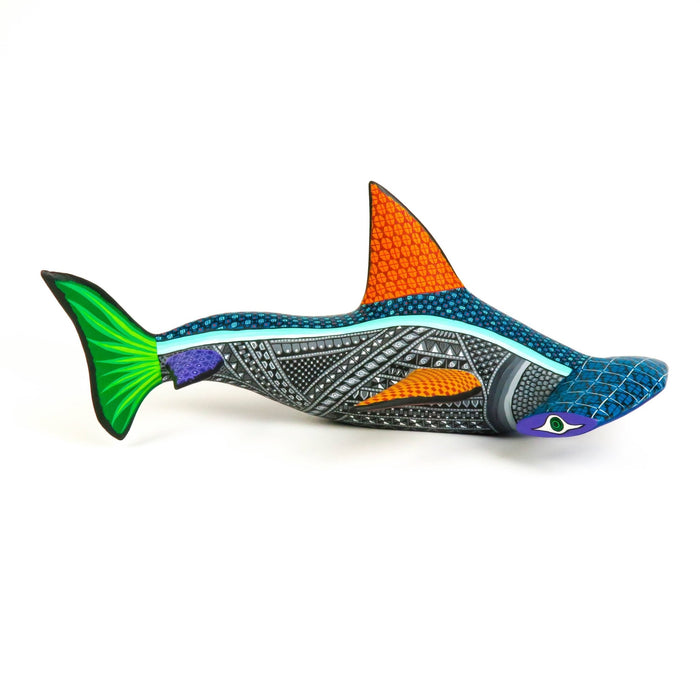 Hammerhead Shark - Oaxacan Alebrije Wood Carving - CEMCUI