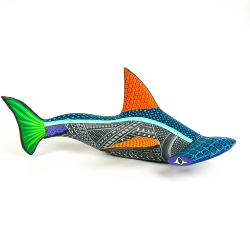 Hammerhead Shark - Oaxacan Alebrije Wood Carving - CEMCUI