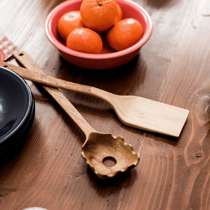 Hand Carved Spaghetti Spoon - CEMCUI