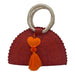 Hand Woven Crescent Purse with Pompon - CEMCUI