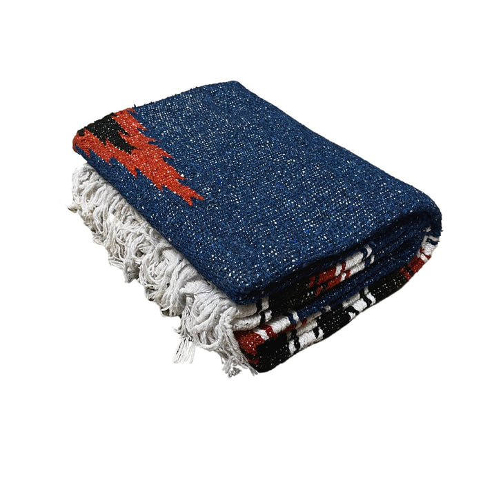 Harvest Moon Diamond Baja Blanket - Blue - CEMCUI