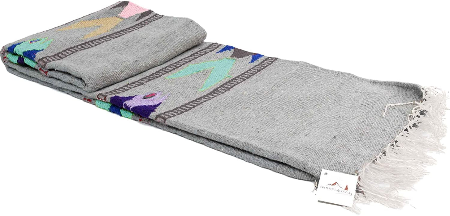 Heather Grey Baja Fish Yoga Blanket - CEMCUI