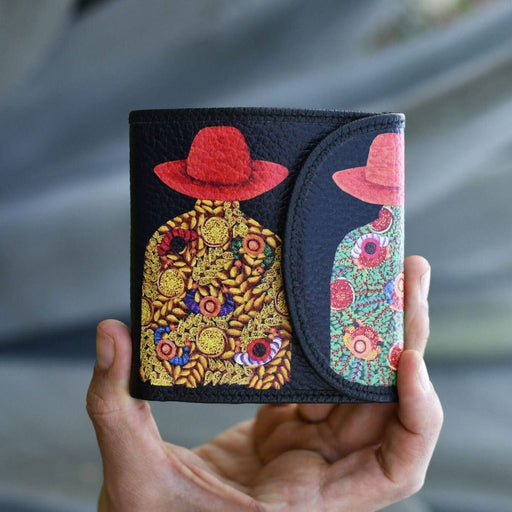 Hermanas Leather Art Wallet - CEMCUI