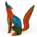 Howling Coyote - Oaxacan Alebrije Wood Carving Sculpture - Nestor Melchor - CEMCUI