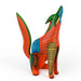 Howling Coyote - Oaxacan Alebrije Wood Carving Sculpture - Nestor Melchor - CEMCUI