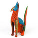 Howling Coyote - Oaxacan Alebrije Wood Carving Sculpture - Nestor Melchor - CEMCUI