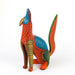 Howling Coyote - Oaxacan Alebrije Wood Carving Sculpture - Nestor Melchor - CEMCUI