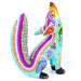 Howling Coyote (Turquoise) - Oaxacan Alebrije Wood Carving - CEMCUI