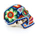 Huichol Beaded Human Skull Mexican Dia De Los Muertos Folk Bead Art - CEMCUI