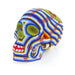 Huichol Beaded Human Skull Mexican Dia De Los Muertos Folk Bead Art - CEMCUI