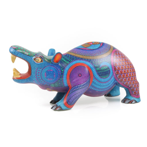 Large Hippo - Oaxacan Alebrije Wood Carving - CEMCUI