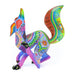 Large Masterpiece Coyote - Oaxacan Alebrije Wood Carving - CEMCUI