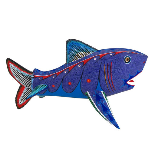 Large Shark - Oaxacan Alebrije Wood Carving - CEMCUI