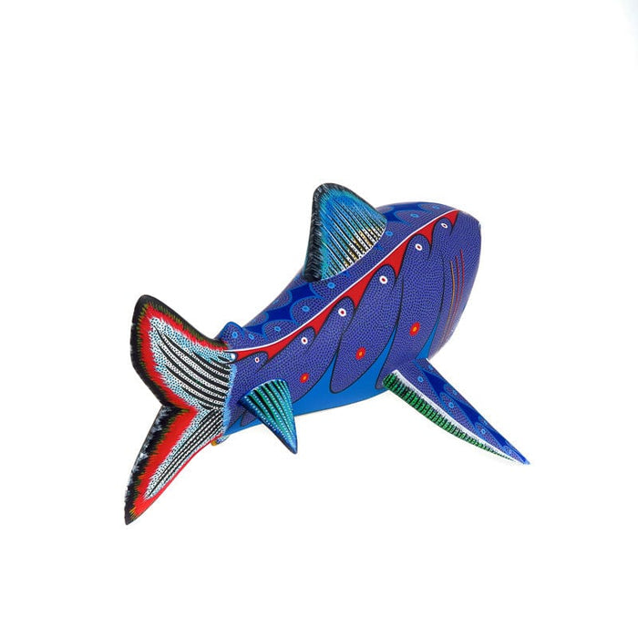 Large Shark - Oaxacan Alebrije Wood Carving - CEMCUI