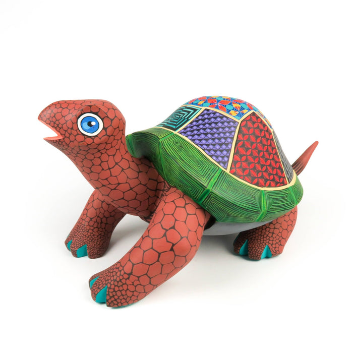 Large Turtle - Oaxacan Alebrije Wood Carving - CEMCUI