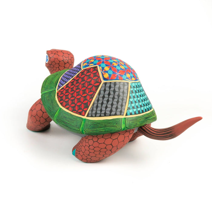 Large Turtle - Oaxacan Alebrije Wood Carving - CEMCUI