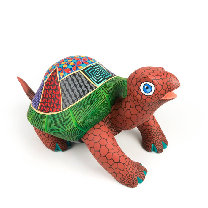 Large Turtle - Oaxacan Alebrije Wood Carving - CEMCUI