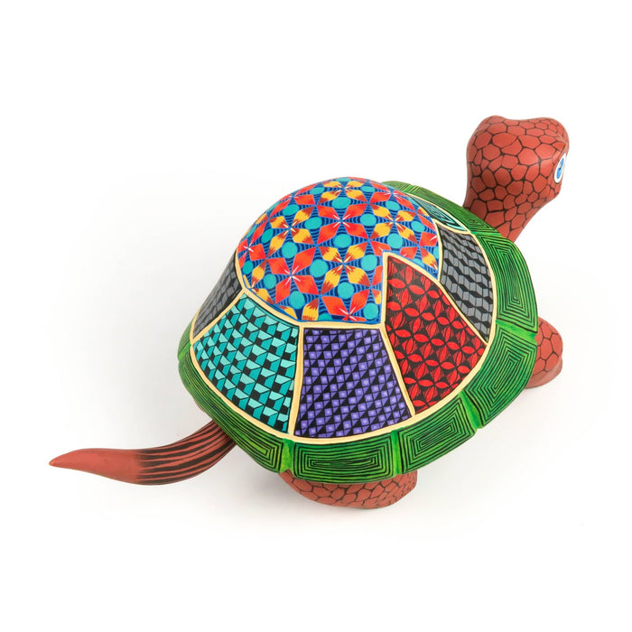 Large Turtle - Oaxacan Alebrije Wood Carving - CEMCUI