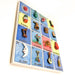 Loteria Painting With Removable Game Pieces - Oaxacan Wood Carving Folk Art by Eleazar Morales - CEMCUI