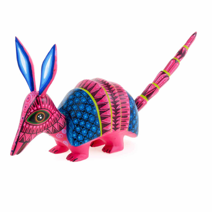 Masterpiece Armadillo - Oaxacan Alebrije Wood Carving - CEMCUI