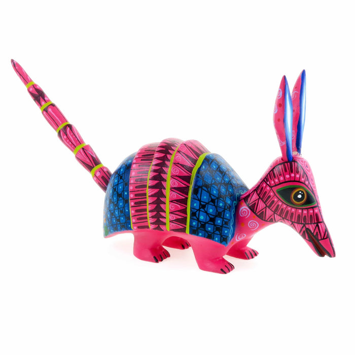 Masterpiece Armadillo - Oaxacan Alebrije Wood Carving - CEMCUI