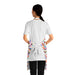 Mexican delantal with Otomi folk art for Mexican chef. Mexican Apron with Otomi art. Mexican mom gift. - CEMCUI