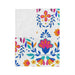 Mexican folk Blanket for her. Mexican home decor. Mexican flowers blanket. - CEMCUI