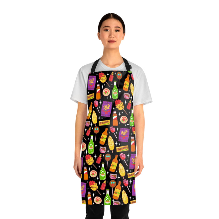 Mexican snacks Apron for Mexican friends or Mexican family. Mandiles mexicanos. Mexican gifts - CEMCUI