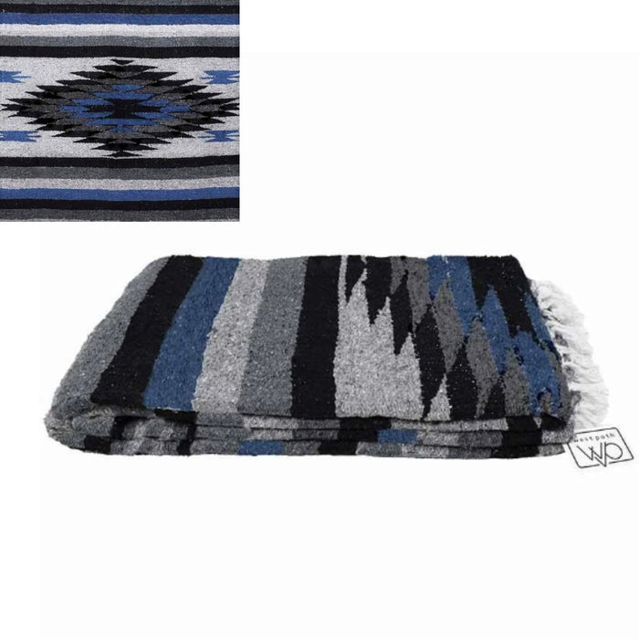 Midnight Mexican Diamond Yoga Blanket - CEMCUI