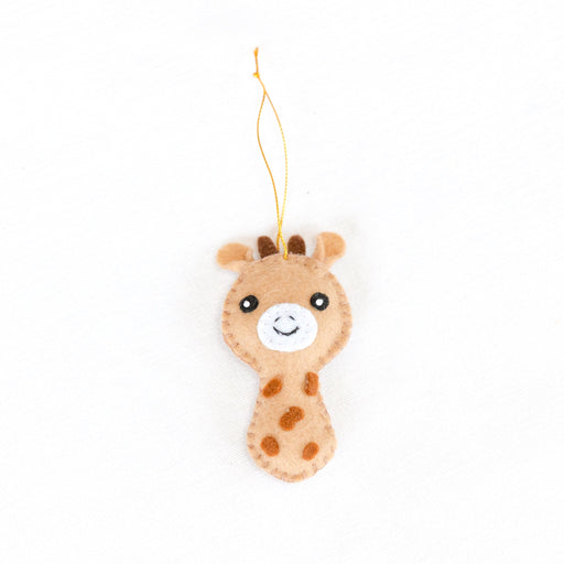 Mini Giraffe Felt Ornament - CEMCUI