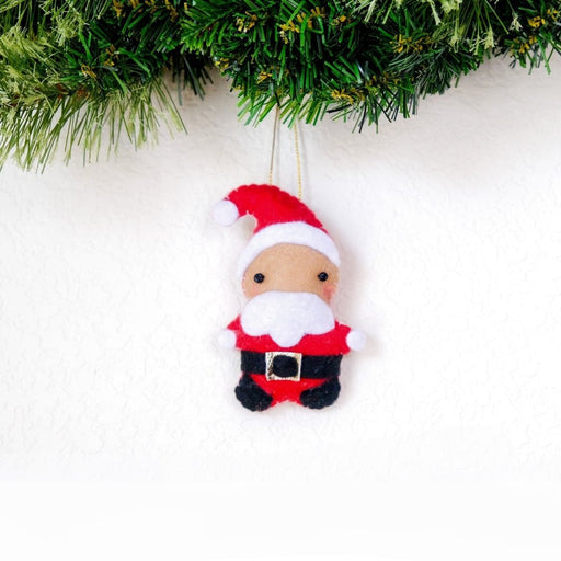 Mini Santa Claus Felt Ornament - CEMCUI