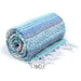 Mint Blue Ocean Mexican Falsa Yoga Blanket - CEMCUI