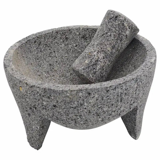 Molcajete Natural Stone 8" - Case - 1 Units - CEMCUI