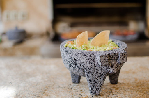 Molcajete Pitzotl 7 Inches made of volcanic stone - CEMCUI