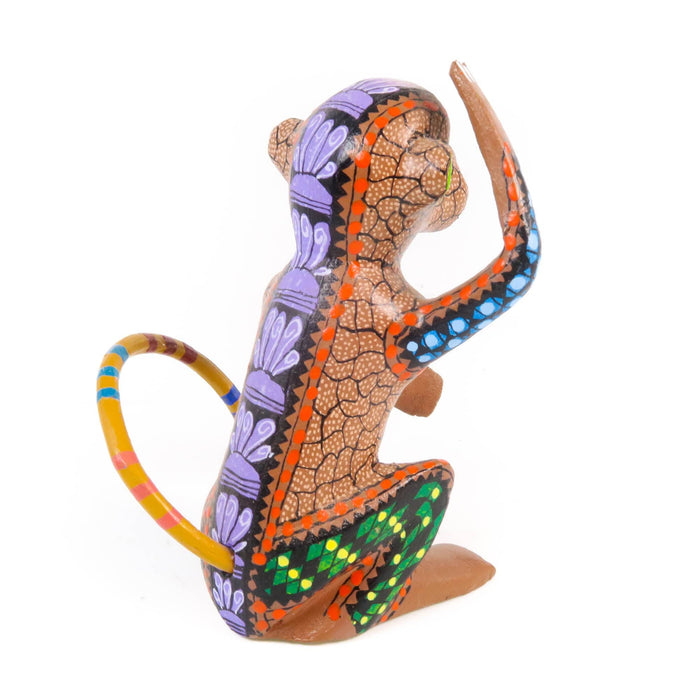 Monkey - Oaxacan Alebrije Wood Carving - CEMCUI